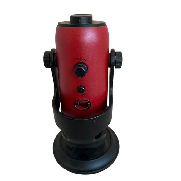 Blue Yeti Logitech Red USB Microphone Quality Recording Personal Studio NIB New - Picture 11 of 13